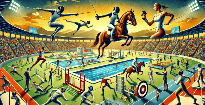 Image sur Les Disciplines du Pentathlon Moderne