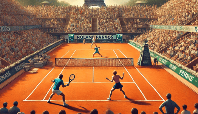 Image sur L'équipe de France de tennis aux Jeux Olympiques PARIS 2024